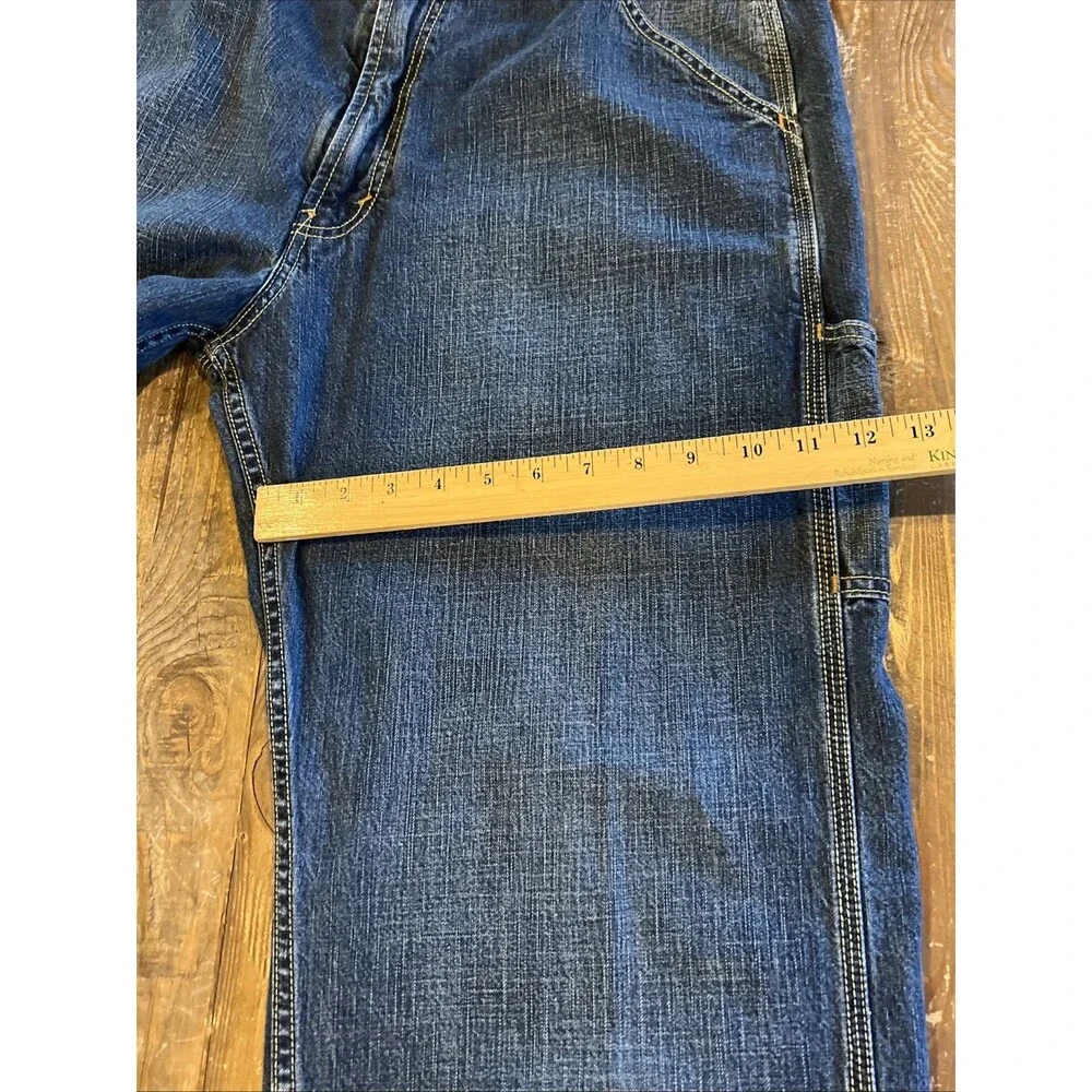 Vintage Levis Jeans Mens 36x32 Carpenter Loose Straight Blue Y2K Baggy Workwear